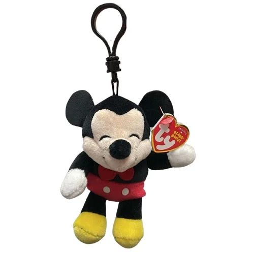 TY Disney Beanie Baby Clip - MINNIE MOUSE (Plastic Key Clip - 4 inch) | Walmart (US)