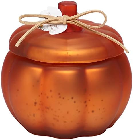 Pumpkin Spice Candle, 12oz Fall Scented Candle, Farmhouse Pumpkin Shaped Candle for Home | Amazon (US)