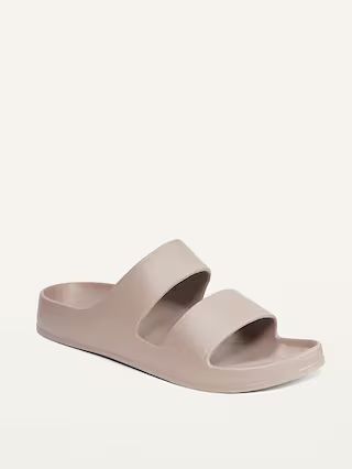 Sugarcane-Blend Double-Strap Slide Sandals for Women (Partially Plant-Based) | Old Navy (US)