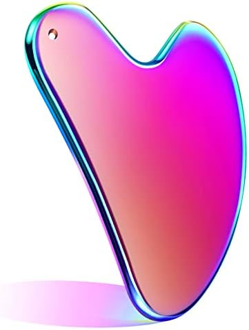 Amazon.com: Nuanchu Stainless Steel Gua Sha Facial Tools Guasha Tool for Face Metal Gua Sha Tight... | Amazon (US)