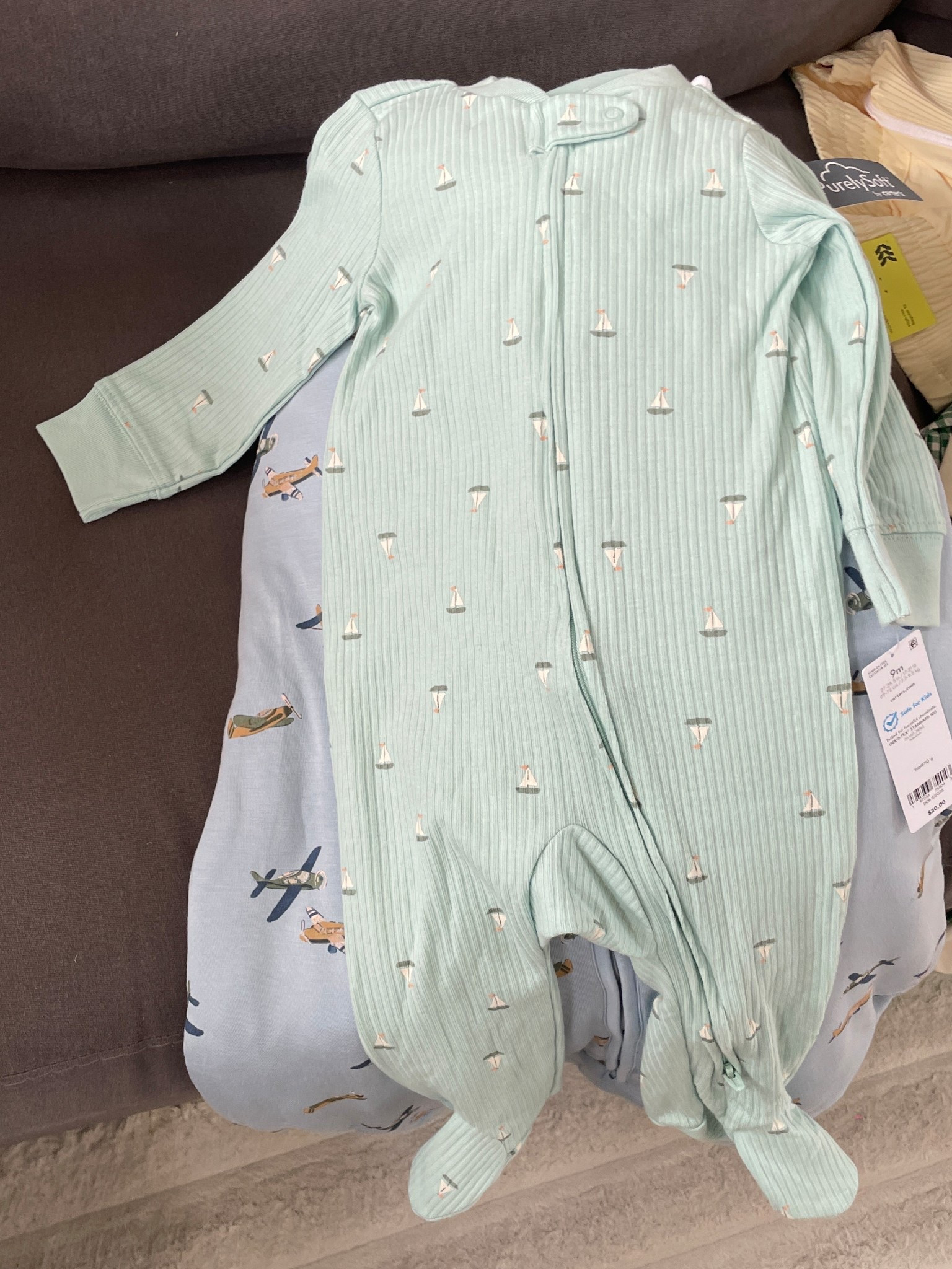 These sailboat pjs are so cute and soft ⛵️ 
Carters baby

#LTKBaby