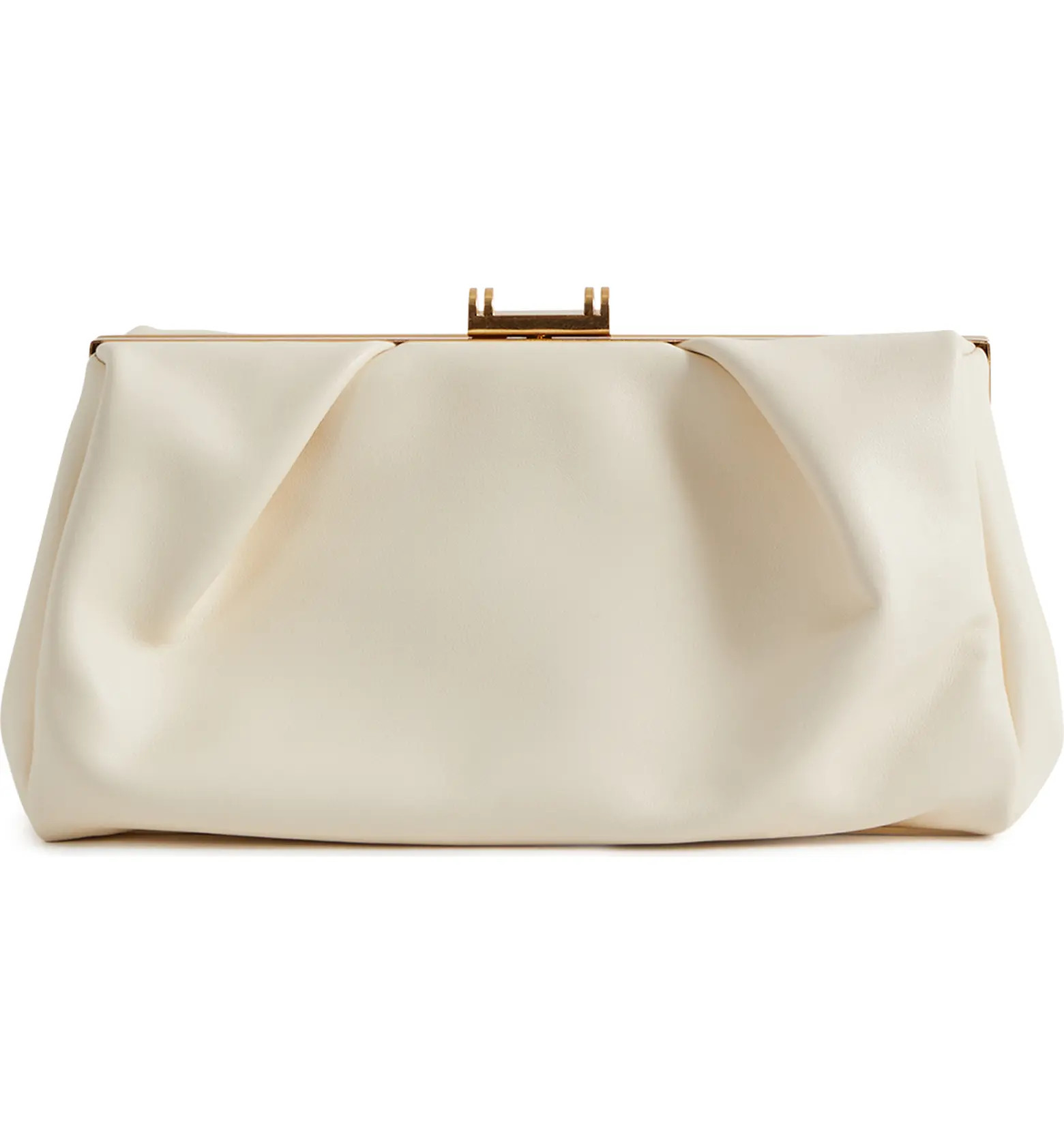 Reiss Madison Leather Frame Clutch | Nordstrom | Nordstrom