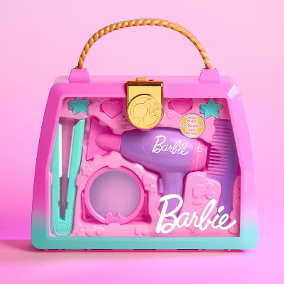 Barbie Stylist Tote Set  11-Inch Pretend Play Hair Stylist Tote with Mirror Dryer and Accessories for Kids Ages 3+ | Target