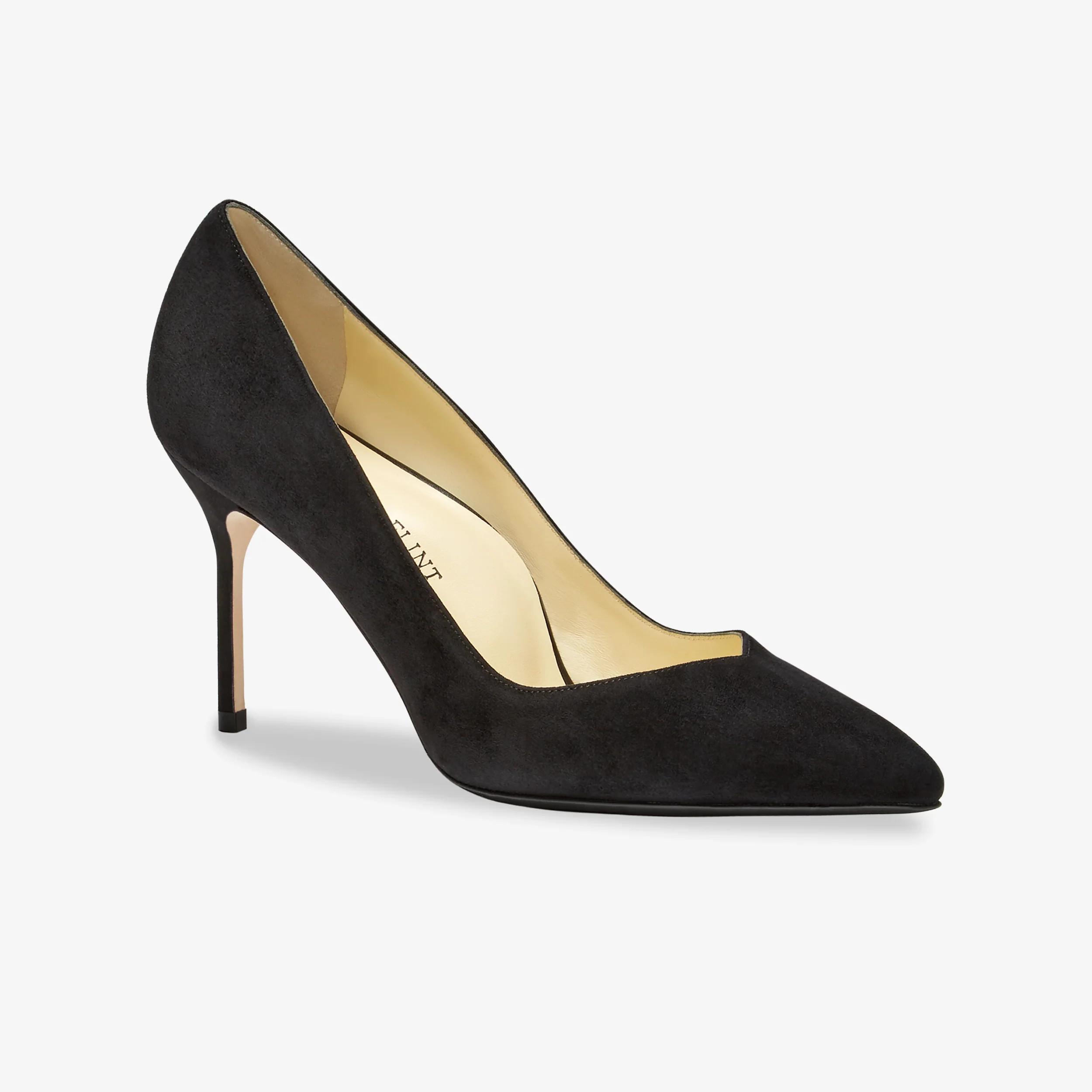 Sarah Flint Perfect Pump 85 :: Black Suede | MM LaFleur