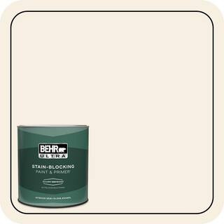 1 qt. #ECC-50-2 Rustic Cream Extra Durable Semi-Gloss Enamel Interior Paint & Primer | The Home Depot