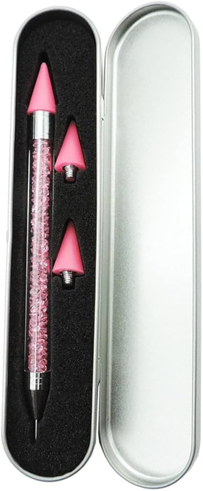 Rhinestone Picker Dotting Pen, Nail Dotting Tool Double Head Wax Pen, Rhinestone Pickup Tool for ... | Amazon (US)