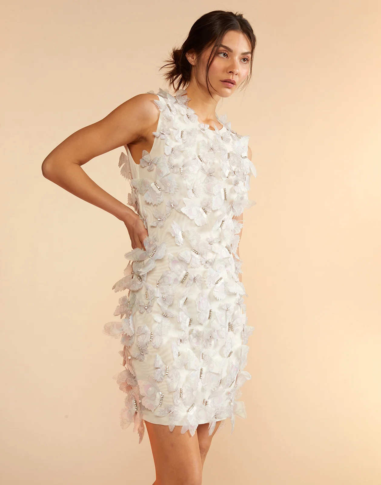 Butterfly Embellished Dress | Cynthia Rowley