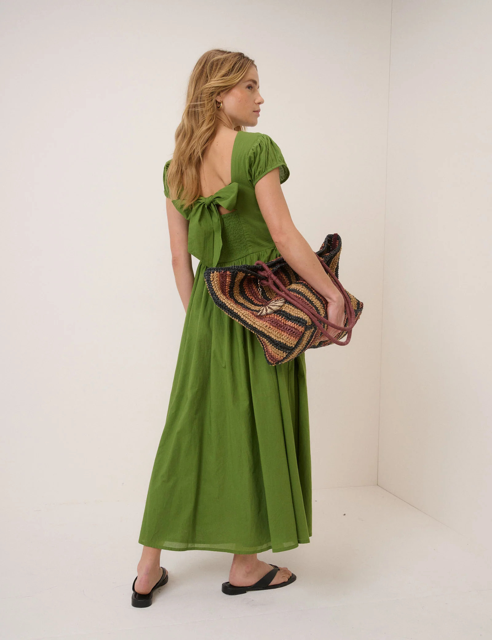 Striped Raffia Bag | Nobody's Child