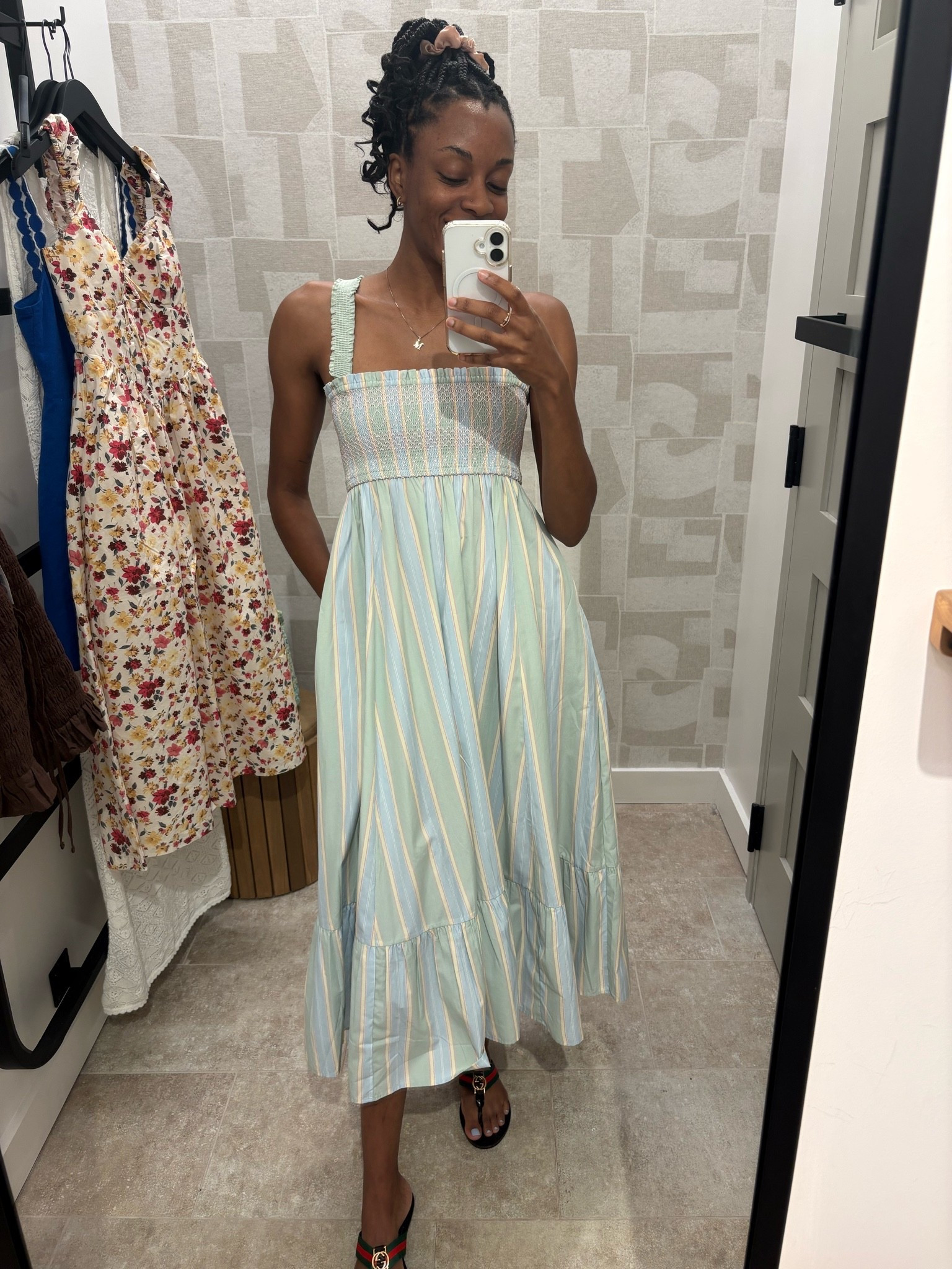 Convertible dress!!! What! You can also wear this as a skirt. You get multiple outfits out for one item. And this color 🩵💚 @abercrombie

#LTKxAbercrombie #LTKSaleAlert #LTKSeasonal