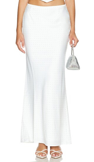 Kalina Skirt in White | Revolve Clothing (Global)