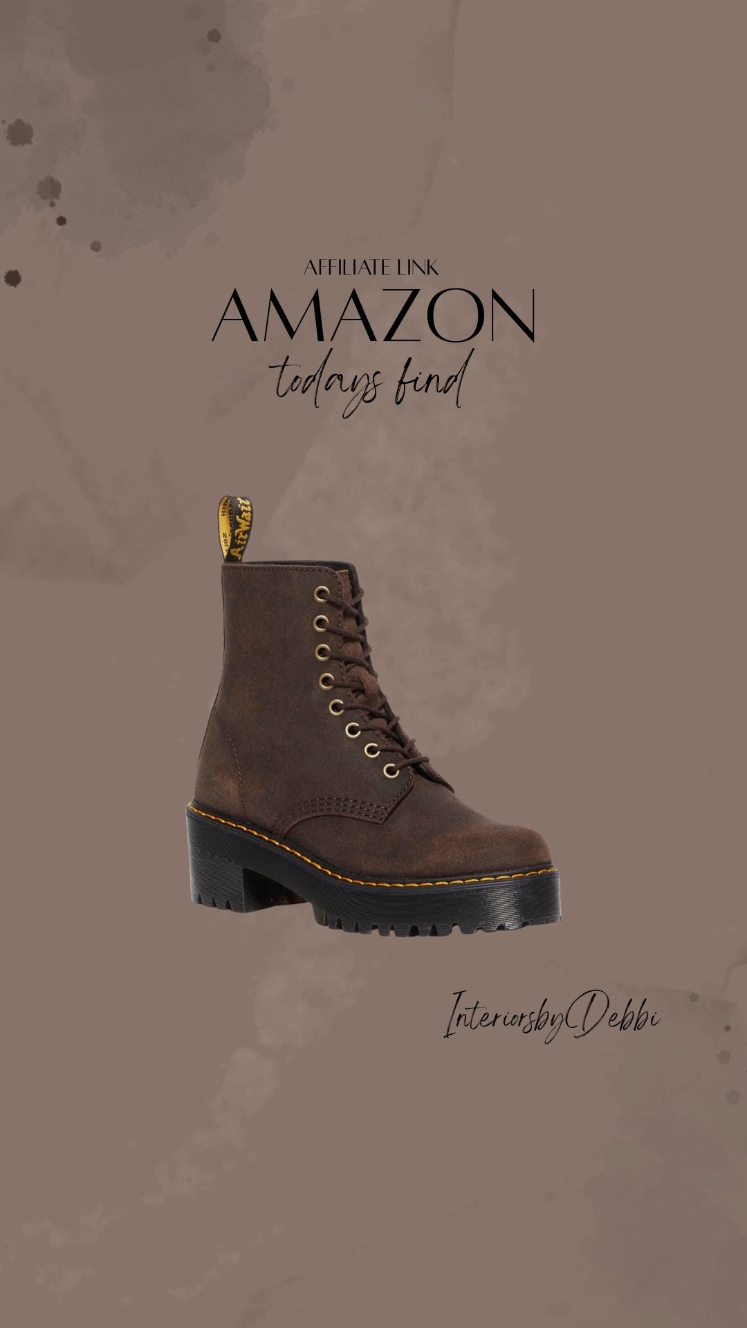 Amazon Find
Doc Martins boots, brown boots, transitional home, modern decor, amazon find, amazon home, target home decor, mcgee and co, studio mcgee, amazon must have, pottery. barn, Walmart finds, affordable decor, home styling, budget friendly, accessories, neutral decor, home finds, buy new arrival, coming soon, sale alert, high end look for less, Amazon favorites, Target finds, cozy, modern, earthy, transitional, luxe, romantic, home decor, budget friendly decor #amazon

#LTKSeasonal #LTKootd