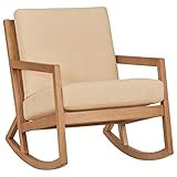 Amazon Brand – Stone & Beam Modern Hardwood Rocking Chair, 24.5"W, Beige | Amazon (US)