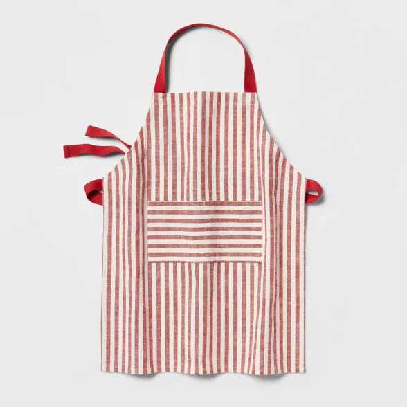 Cotton Stripe Apron Red - Threshold™ | Target