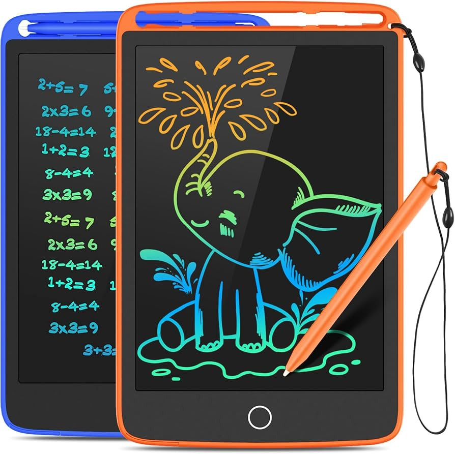 2 Pack LCD Writing Tablet, Colorful Screen Doodle Board 8.5 Inch Drawing Tablet for Kids, Learnin... | Amazon (US)