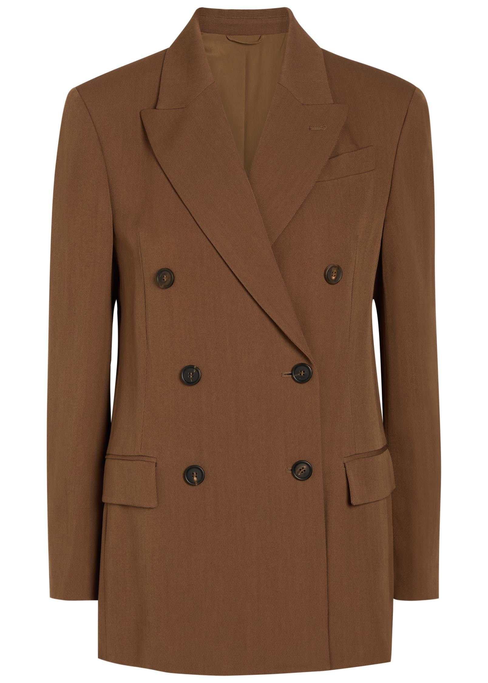 Double-breasted wool-blend blazer | Harvey Nichols