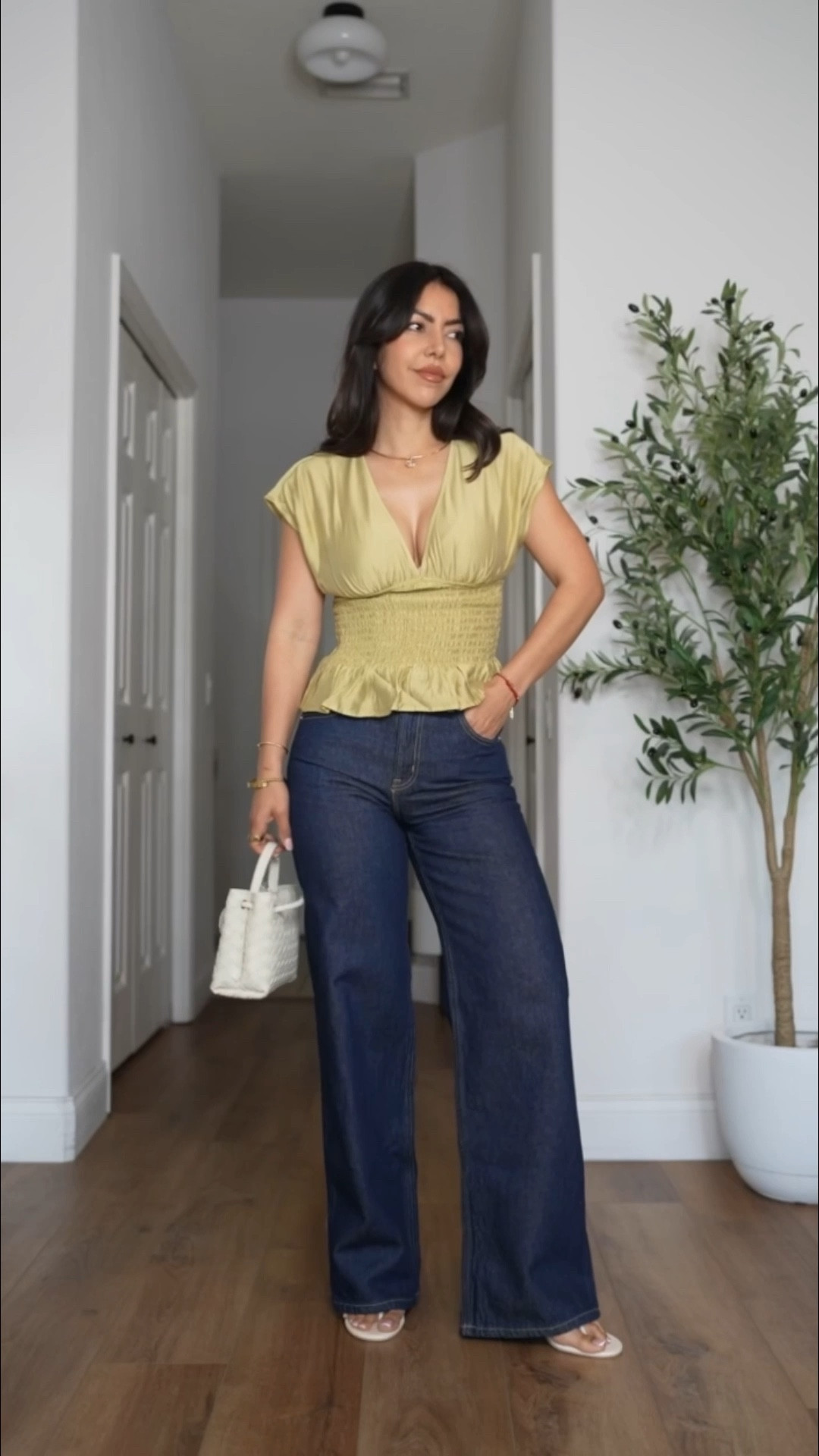 Casual Summer outfits from H&M ✨

Styling a pair of dark wash wide leg jeans with a smocked top along with these cute pleat front shorts and a white strappy top!

Summer outfit ideas, casual outfits, everyday outfit ideas, casual style, H&M outfit

#LTKSeasonal #LTKootd #LTKgrwm