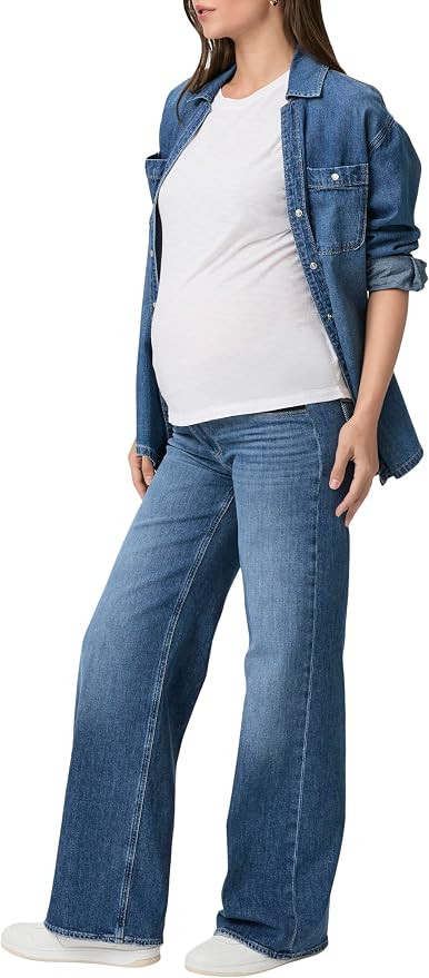 PAIGE Women's Sasha 32 Inch Inseam Maternity | Amazon (US)