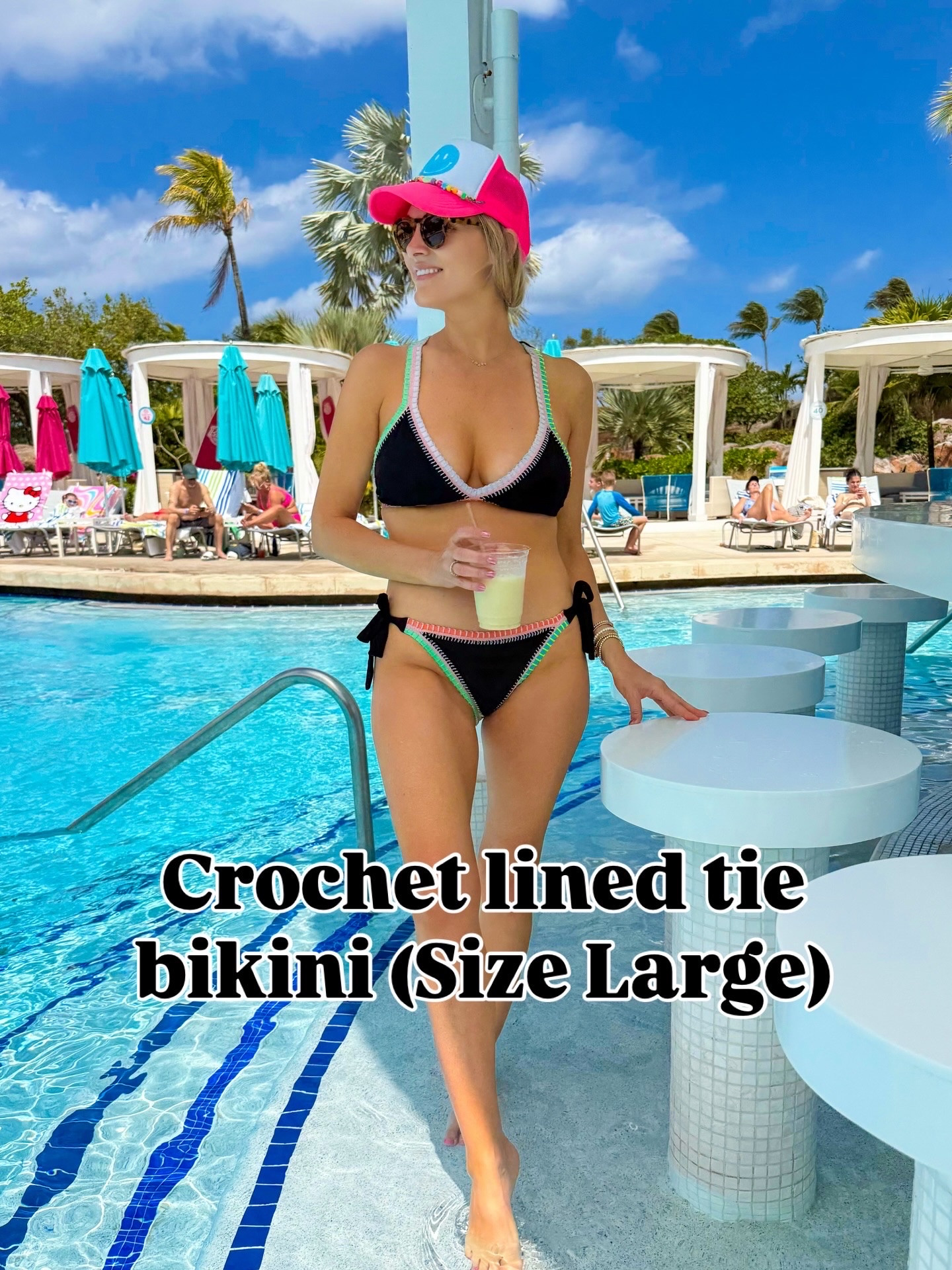 Crochet lines tie bikini for a trip in the tropics 👙 

#LTKOver40 #LTKFindsUnder100 #LTKFindsUnder50