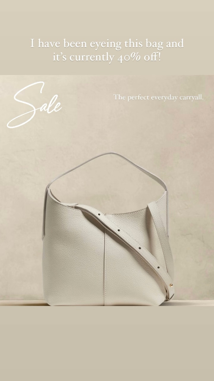 I have been eyeing this ivory bag for months and it’s currently 40% off! Comes in a few colors and a taller tote size too. Perfect every day carryall for work and running errands. 

Bag, tote bag, shopper bag, work bag, sale, Banana Republic, The Stylizt 



#LTKItBag #LTKSaleAlert #LTKWorkwear