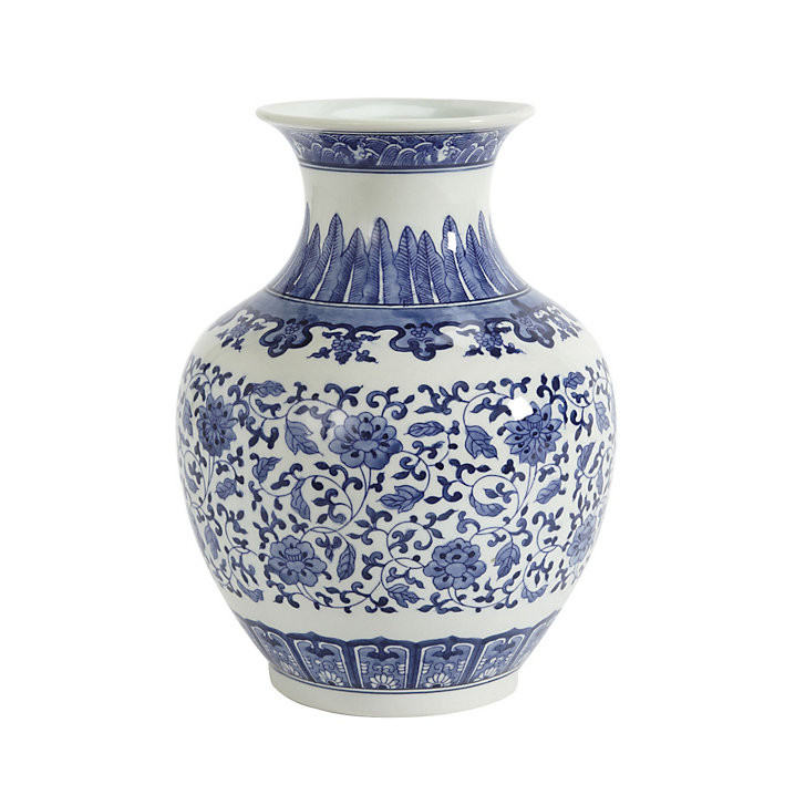 Blue & White Chinoiserie Vase Collection with Timeless Style & Porcelain Craftmanship | Ballard Designs, Inc.