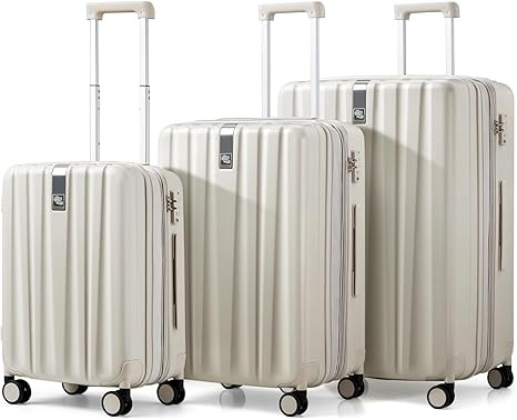 Hanke Expandable Hardshell Luggage Sets 3 piece Carry on Luggage with Wheels Suitcases Lightweigh... | Amazon (US)