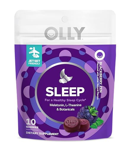 OLLY Blackberry Zen Restful Sleep Gummy, 10 CT | Amazon (US)