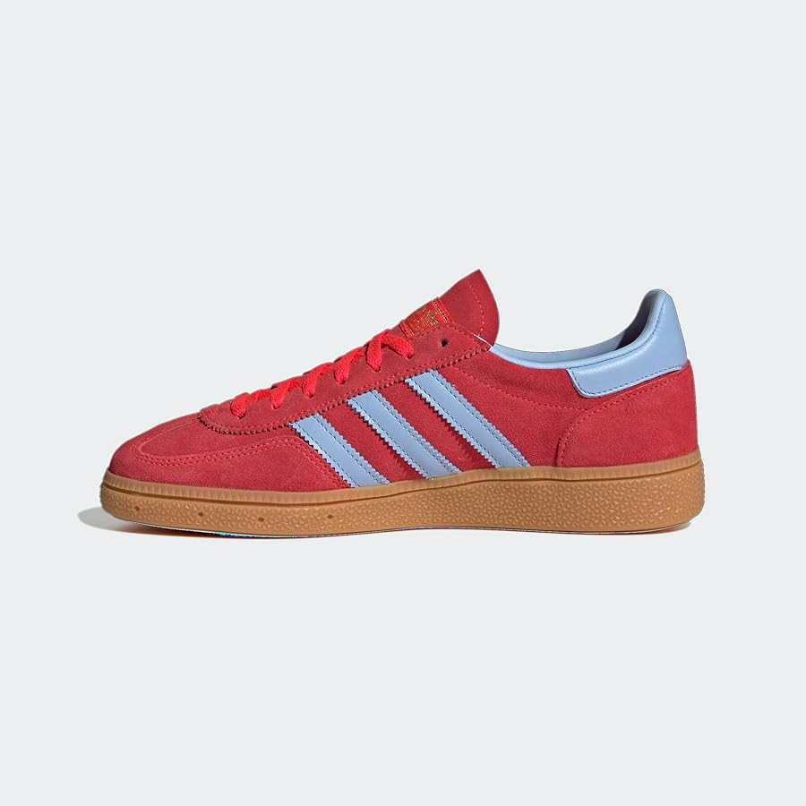adidas Womens Handball Spezial Lace Up Sneakers Shoes Casual - Red | Amazon (US)