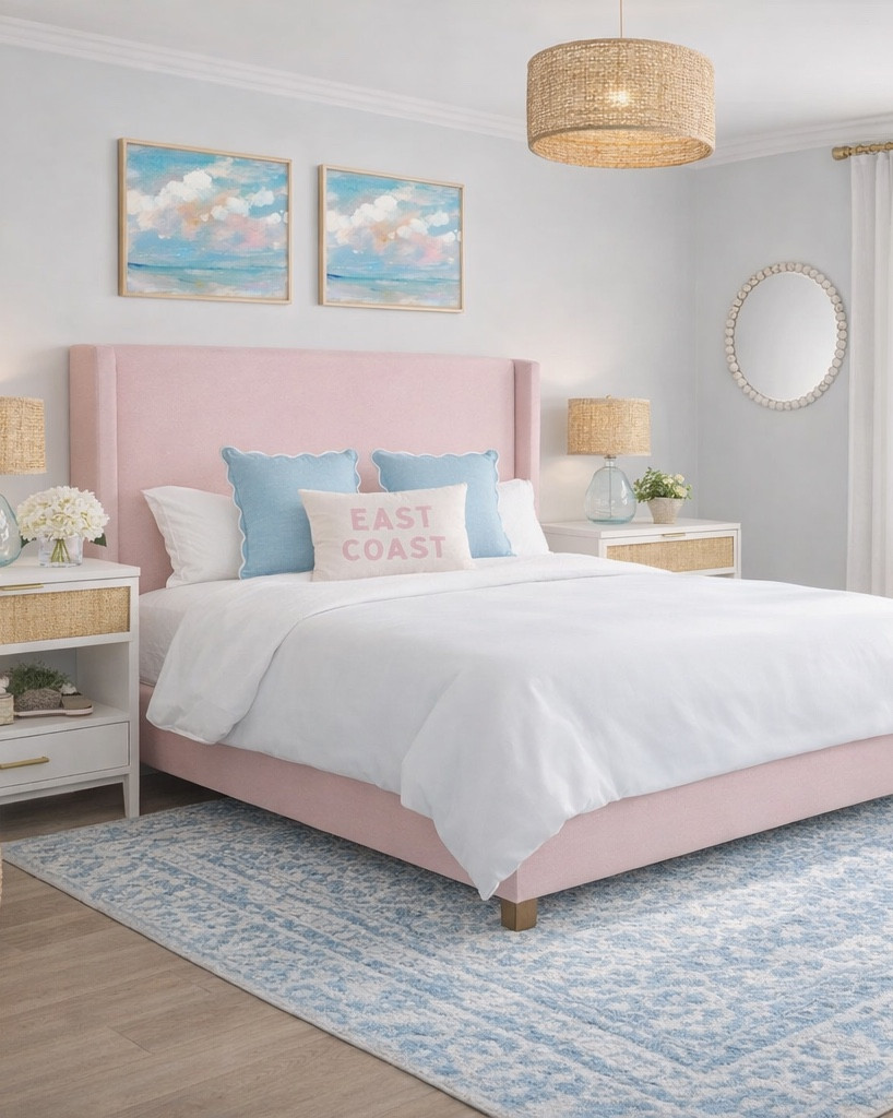Costal Teenage Girl Bedroom - Blush Pink & Light Blue Decor

Teenage girl bedroom, college girl bedroom, college apartment, dorm room decorating, gold home accents, costal bedroom, beach house decor, beach bedroom, boho costal design style, preppy girl decor, Pottery Barn teen, costal home, lake house, beach themed room, pink decor, blue decor, Wayfair finds, Amazon finds, white and gold desk, bedroom dresser, rattan furniture, luxury bedroom, teen girl, back to college shopping, girl dorm, pink upholstered bed frame

#LTKHome