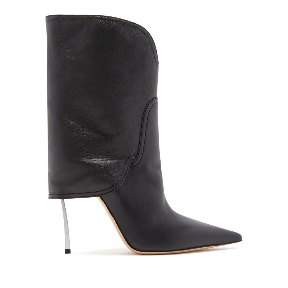 Super Blade Titilla Leather Ankle Boots in Black for Women | Casadei® | Casadei