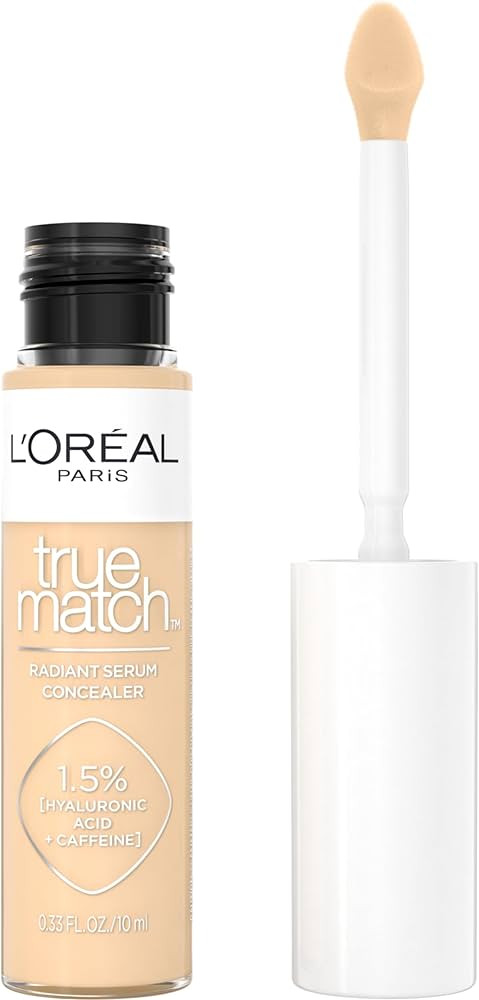 L'Oreal Paris True Match Radiant Serum Concealer, Brightening Under Eye Concealer Make Up with 1.... | Amazon (US)