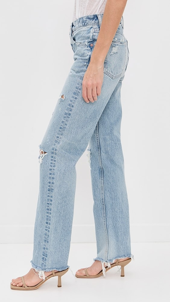 MOUSSY VINTAGE Odessa Straight Low Jeans | Shopbop | Shopbop