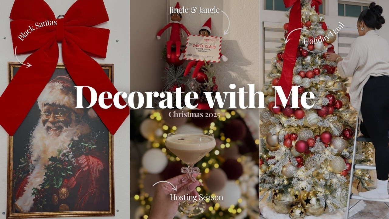 Holiday hauls are officially decked ✨🎄
From festive touches to cozy Christmas details, I’m decorating our home for the season and linking everything I used right here.

💫 Watch the full Decorate With Me Christmas 2025 video now live on our YouTube channel for all the holiday vibes + decorating moments.

Tap to shop, save for later, and come decorate with me 🤍

#LTKHome #LTKHoliday #LTKSeasonal