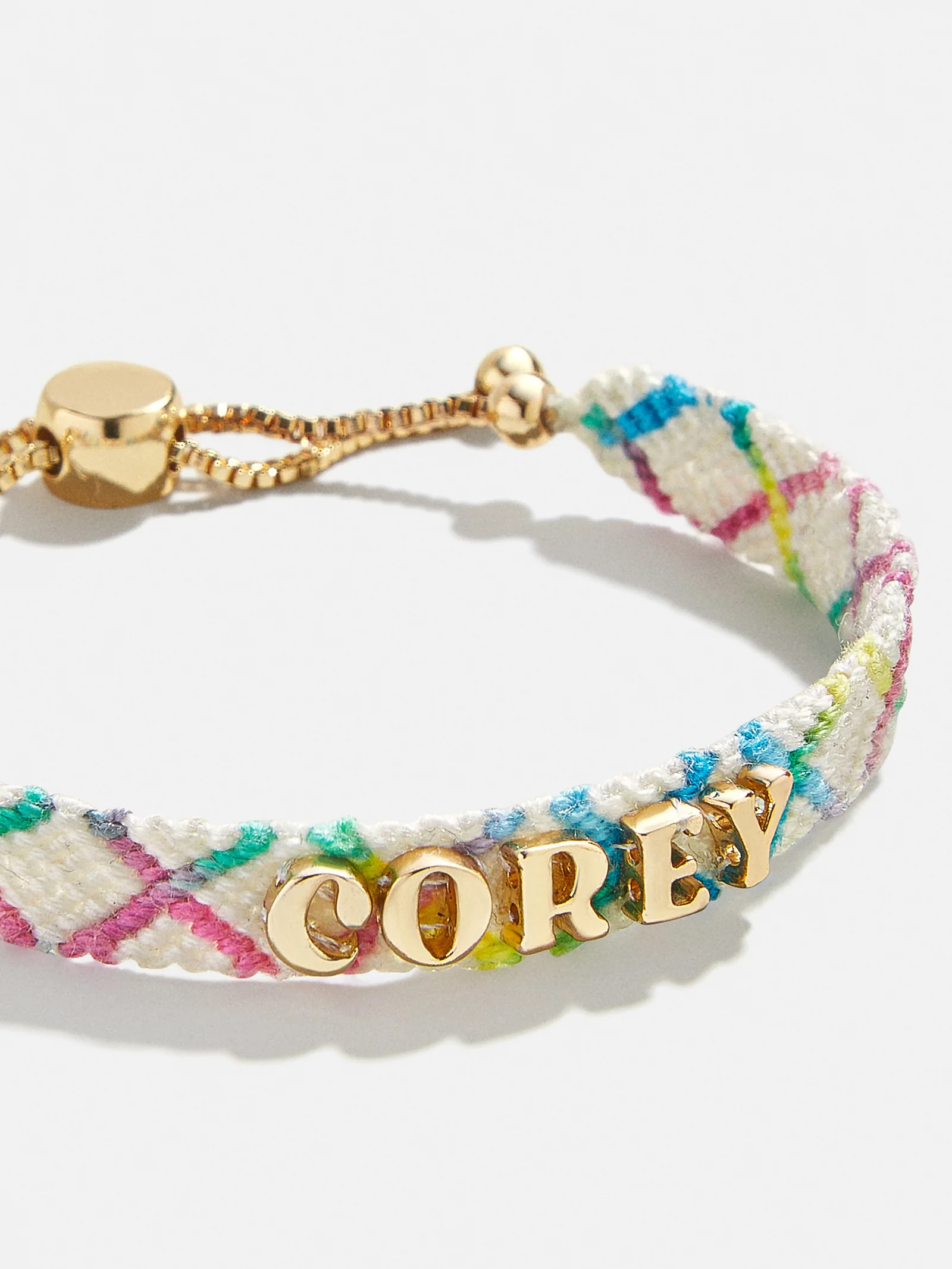 Woven Custom Friendship Bracelet - Multi Criss Cross | BaubleBar