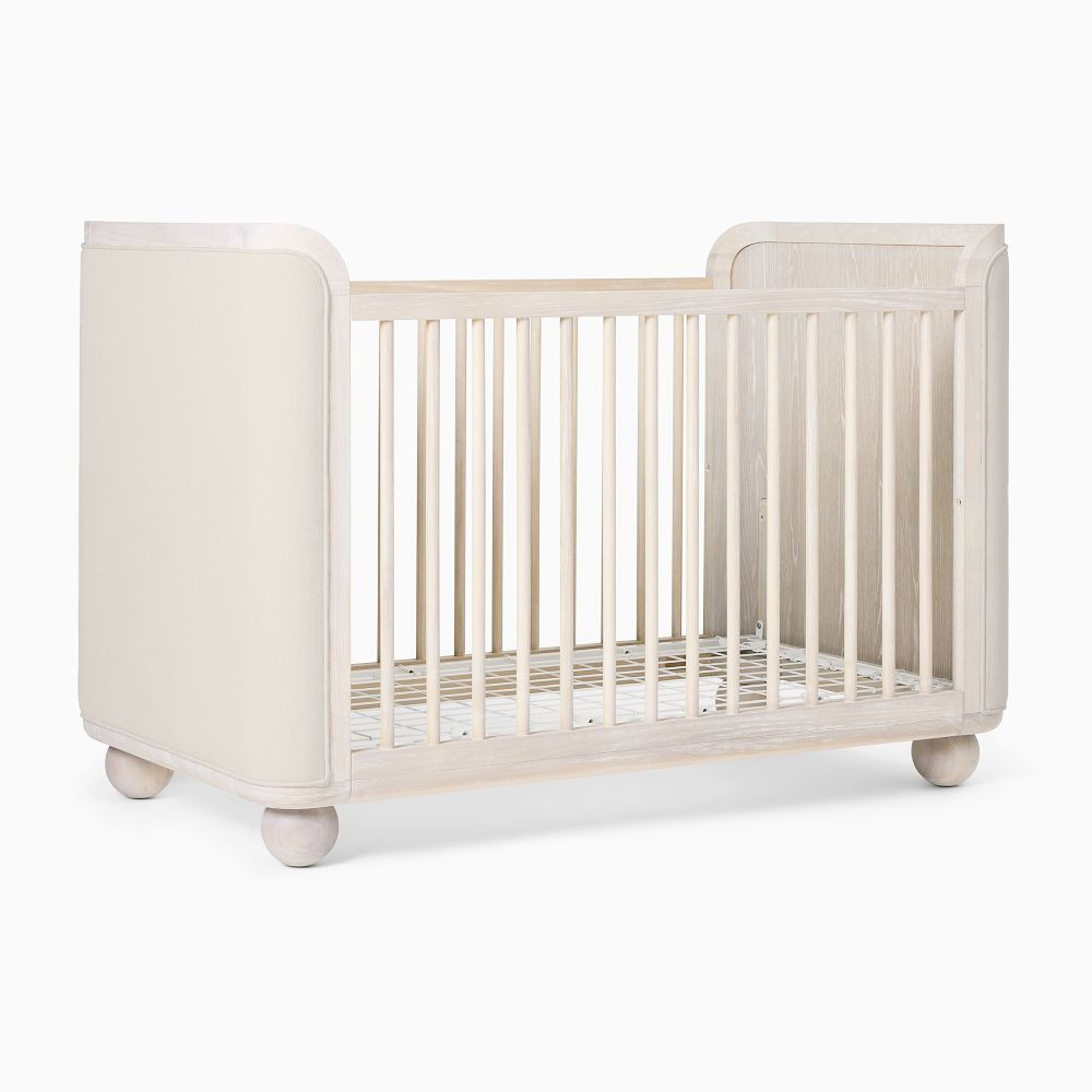 Joseph Altuzarra Sphere Foot Upholstered Crib | West Elm (US)