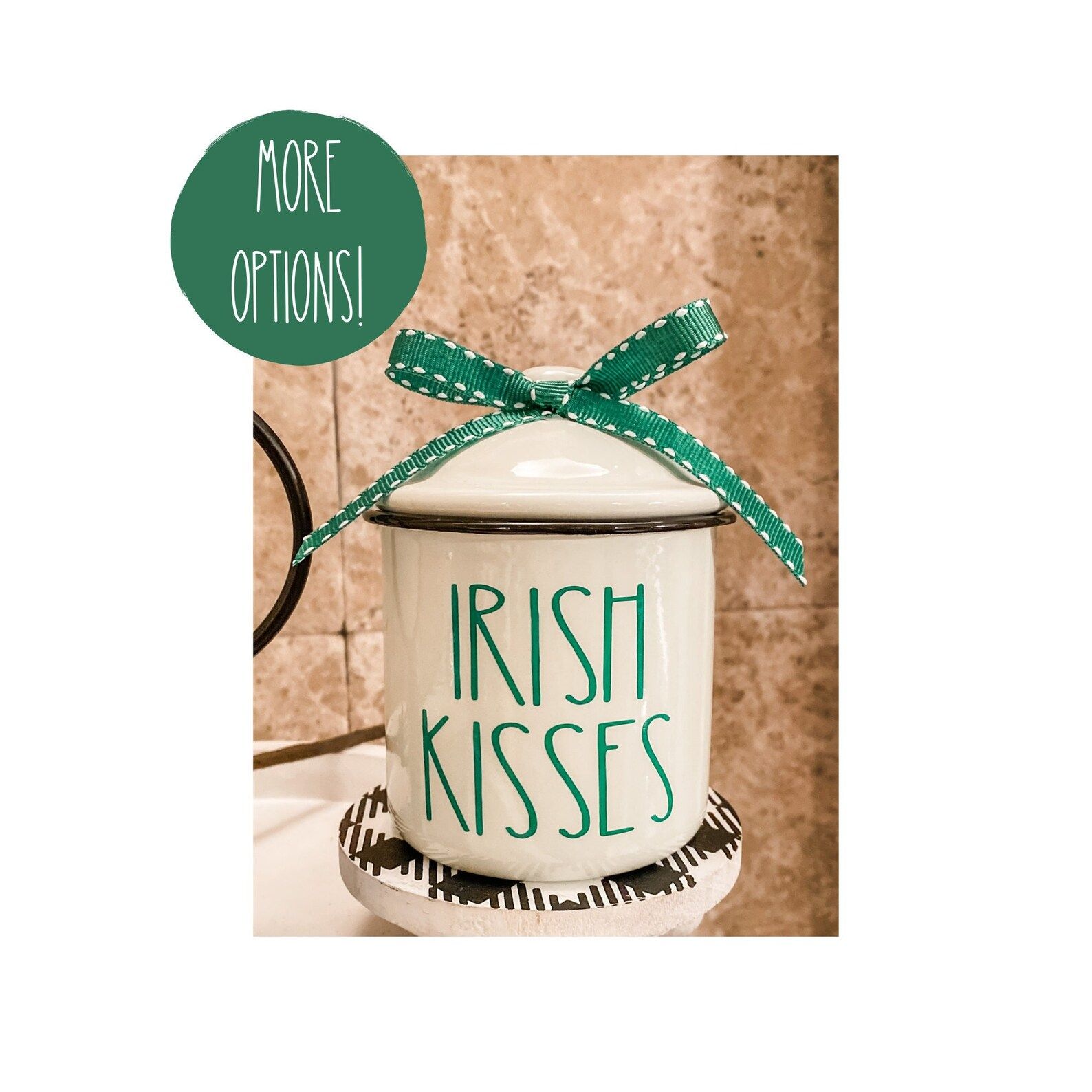Rae Dunn Lucky Charm Rae Dunn Inspired Jar St. Patrick's | Etsy | Etsy (US)