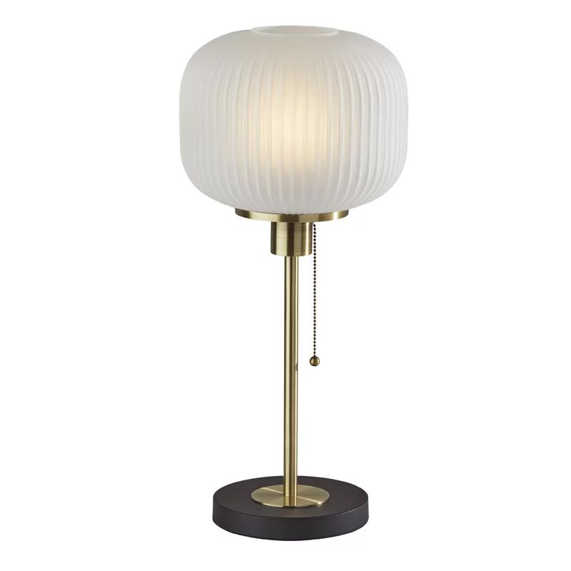 Forrest 22" Antique Brass/Black Table Lamp | Wayfair North America