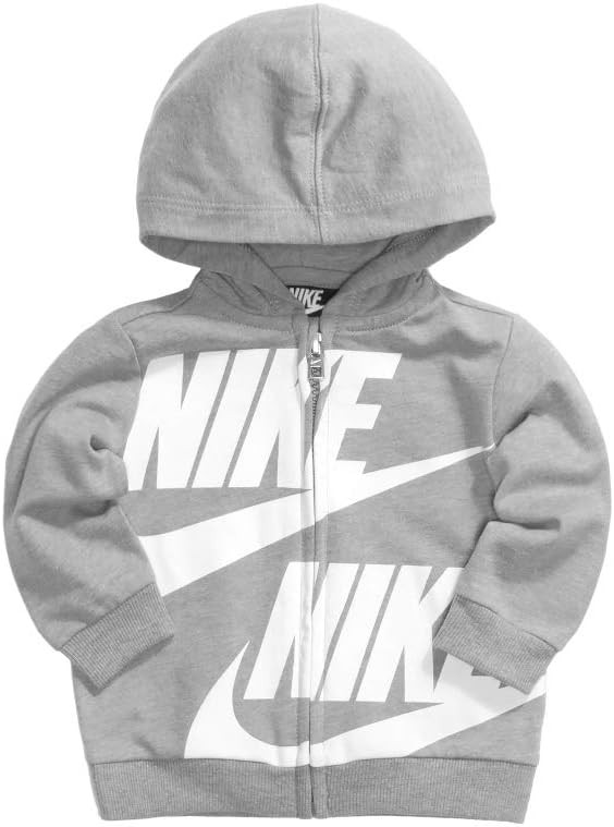 Nike Baby Boys Hoodie, Bodysuit and Pant Set - Dark Grey (3 Months) | Amazon (US)