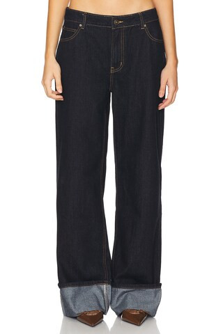 Top Model Cuffed Jeans in Dark Denim | Revolve Clothing (Global)