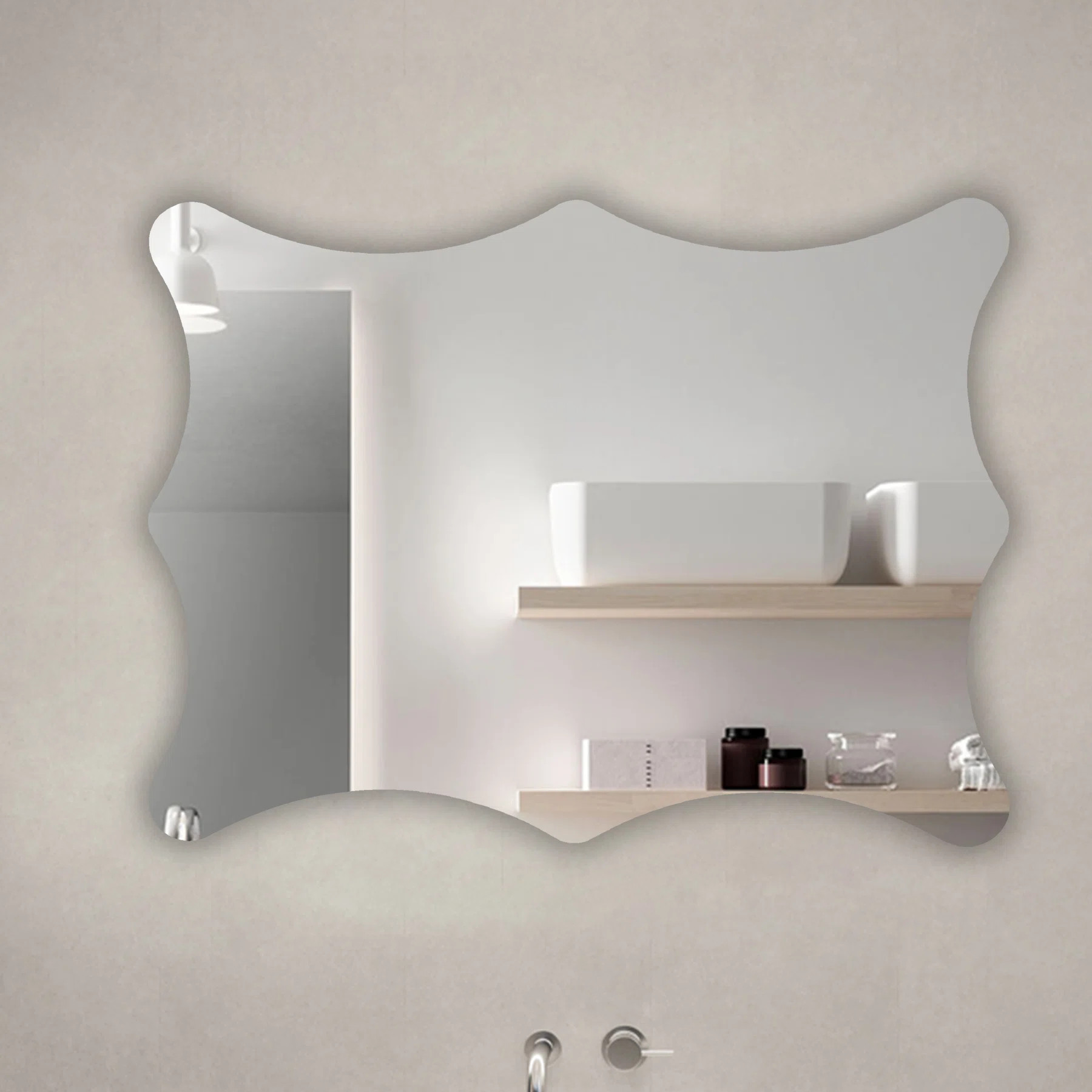 Elita Flat Wall Mirror | Wayfair North America