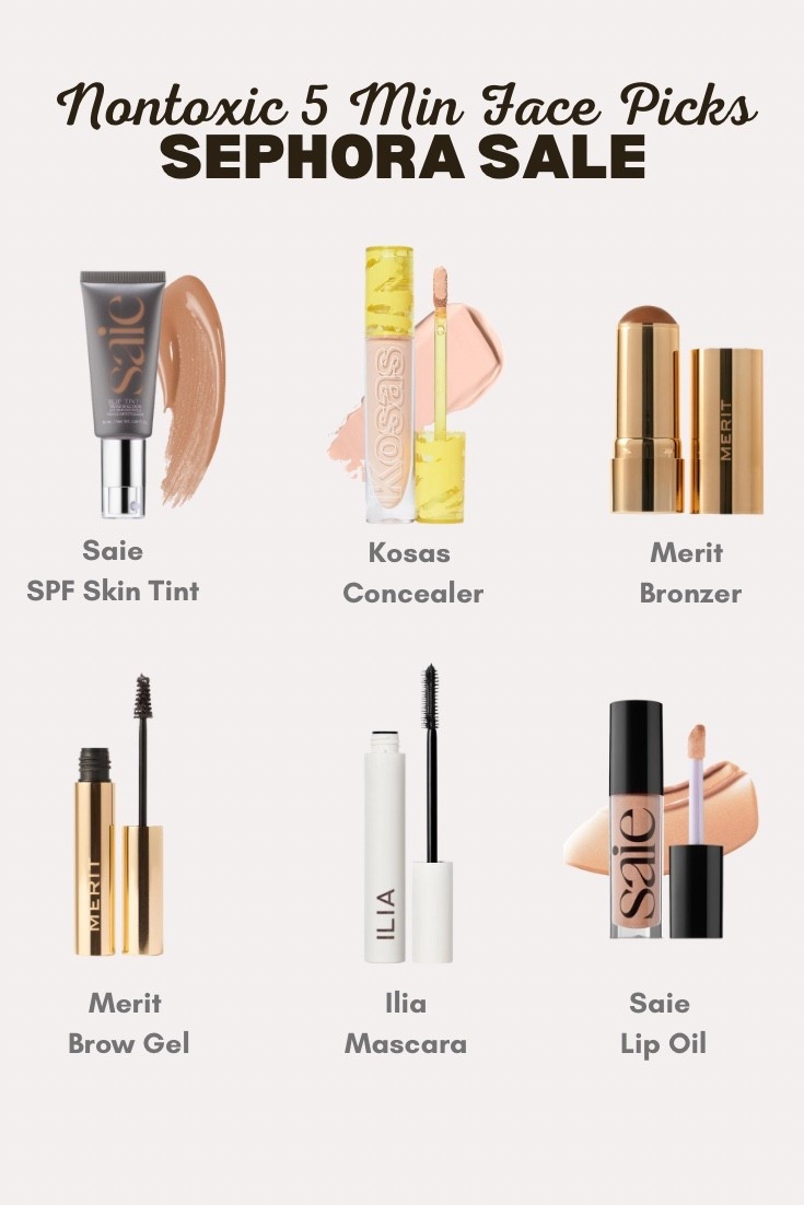 Sephora Sale 5 min face nontoxic makeup picks 💗

#cleanbeauty #nontoxic #sephorasale

#LTKFindsUnder50 #LTKGiftGuide #LTKBeauty