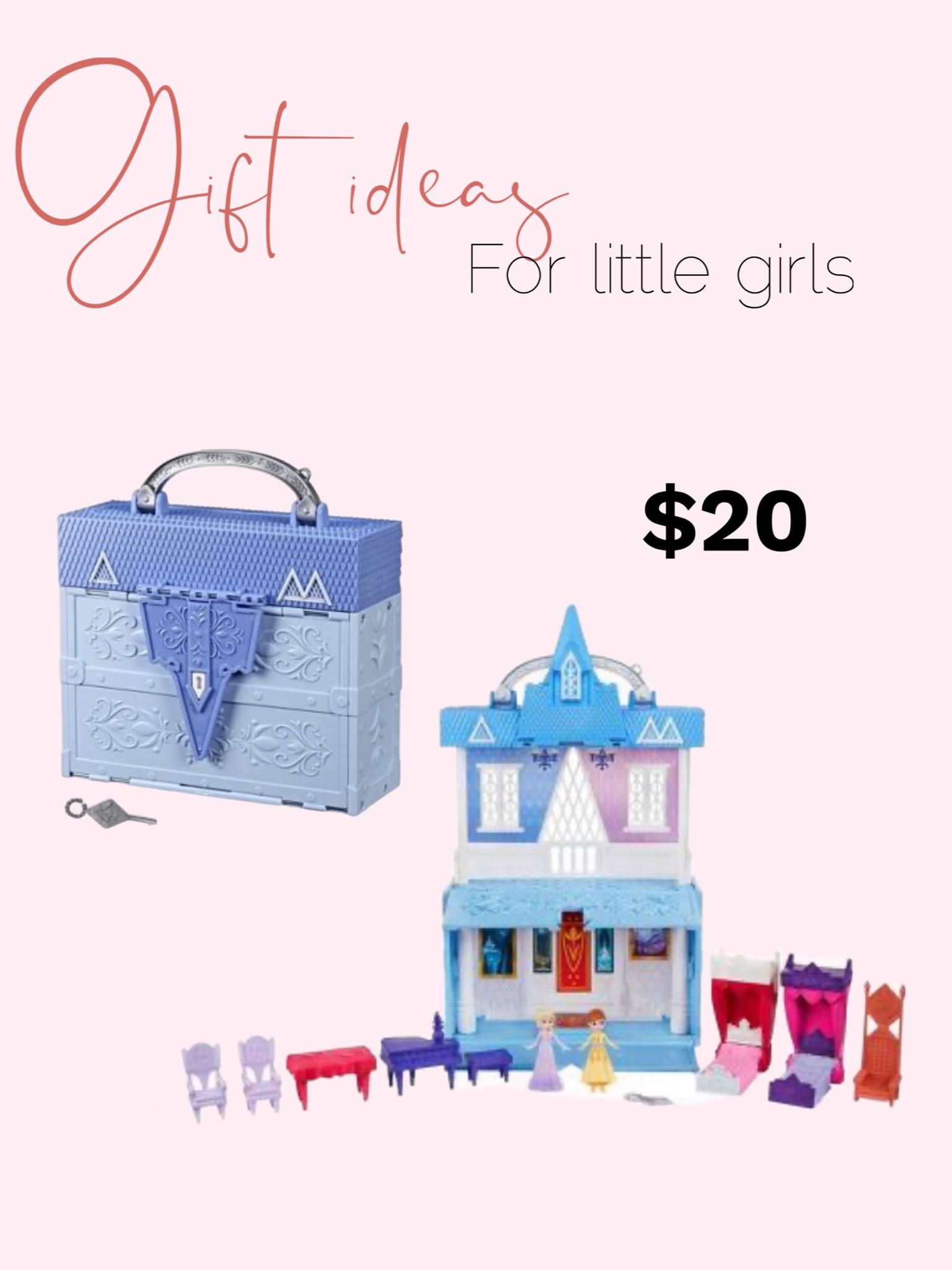 Kids gift guide. Gift ideas for little girls. Frozen toys. Princess toys. 5 year old girl gifts. Toddler girl gifts. Target toys under $25. Toys under $20. Girl Christmas gifts. 

#LTKGiftGuide #LTKkids #LTKHoliday
