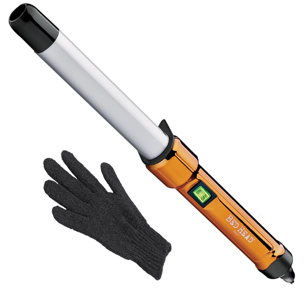 Bed Head Curlipops 1" Tourmaline Ceramic Hair Curling Wand with Protective Glove, Orange - Walmar... | Walmart (US)