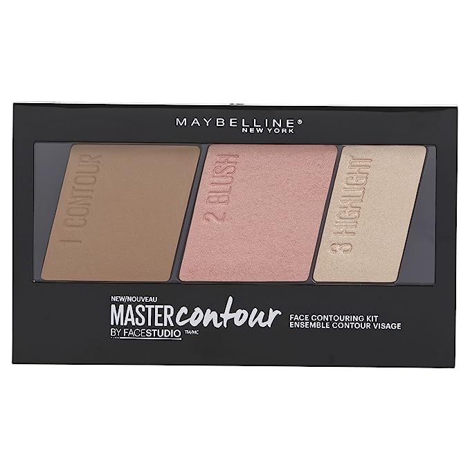 Maybelline Master Contour Face Contouring Kit, Light to Medium, 0.17 Ounce | Amazon (US)