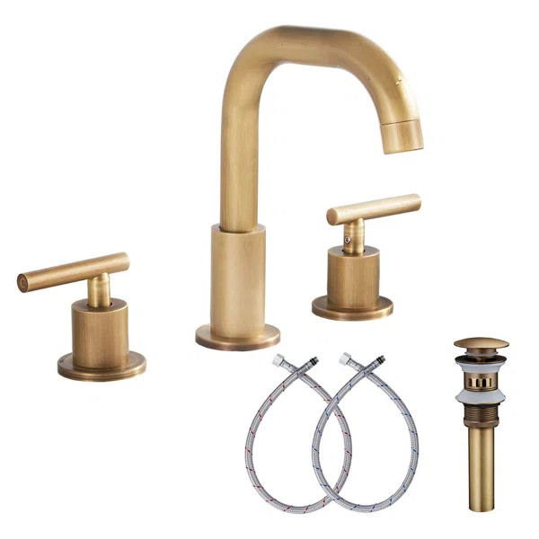 Widespread 2-handle Bathroom Faucet with Drain Assembly | Wayfair North America