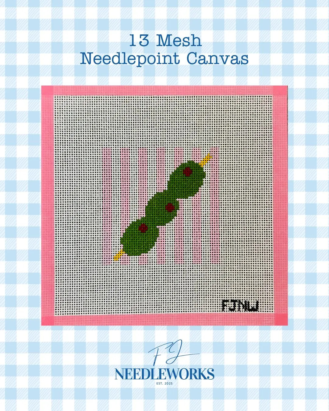 Martini Olives Hand Painted Needlepoint Canvas | 13 Mesh | Etsy (US)
