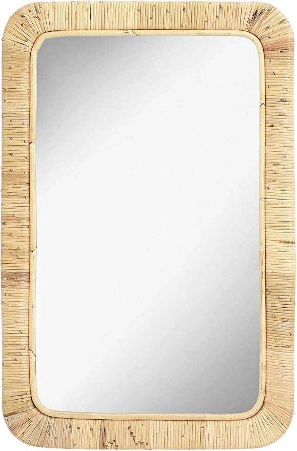 Noble Park Westby 24" x 36" Rattan Wrapped Wall Mirror | Amazon (US)