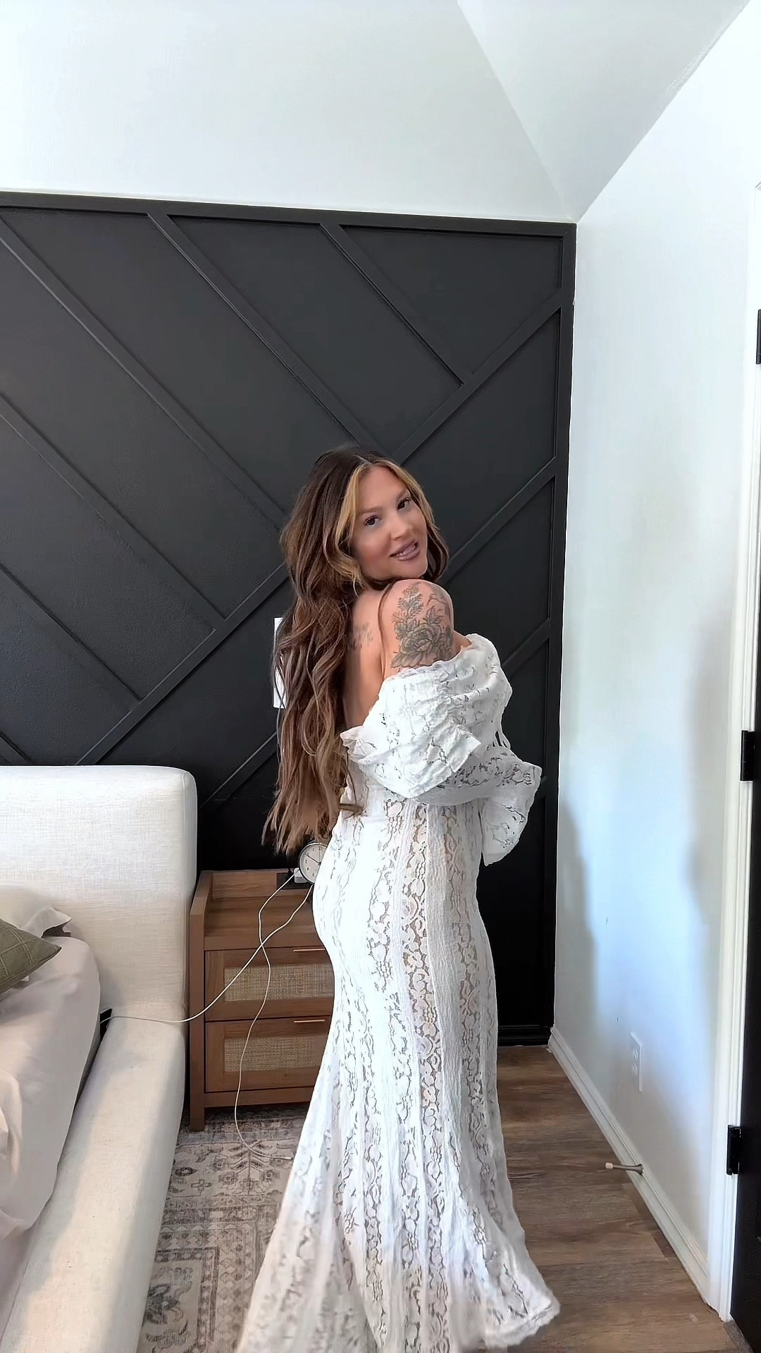 Brides to be dress! #engagementdress #bridalshower 

#LTKWedding #LTKMidsize #LTKStyleTip