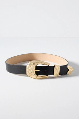 Streets Ahead Big Buckle Western Belt | Anthropologie (US)