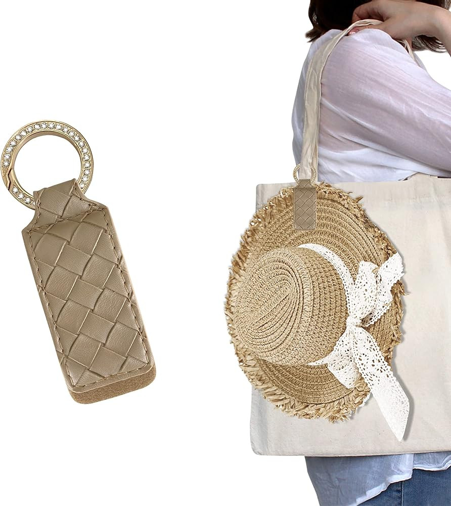 JYG Hat Clip for Traveling Handbag Purse Backpack PU Clip-On Holder Outdoor for Sun Hat, Beach Ha... | Amazon (US)