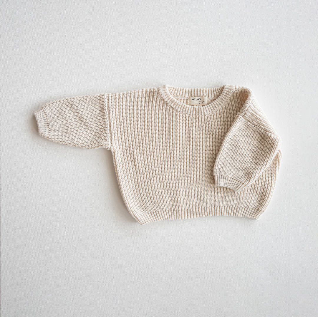 Chunky Knit Sweater | Atlas Grey